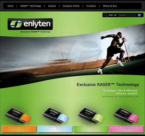 Enlyten Strips Website